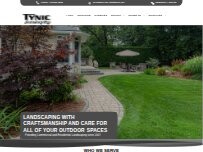 Website Screenshot Tynic Landscaping