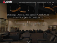 LeFrois Builders & Developers website screenshot