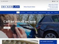 Decker Law LLC website screenshot