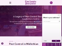 Website Screenshot Tom Samples Pest Control