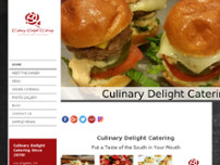 Culinary Delight Catering website screenshot