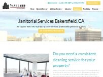 Website Screenshot Vanguard Cleaning Systems of the Southern Valley