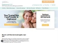 Website Screenshot Forefront Dermatology - Englewood