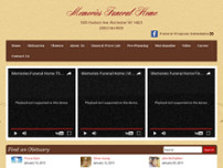 Screenshot for http://www.memoriesfuneralhomewny.com