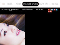 Essence Salon website screenshot