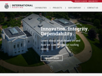 International Roofing website screenshot