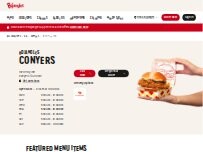 Website Screenshot Bojangles