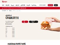 Website Screenshot Bojangles
