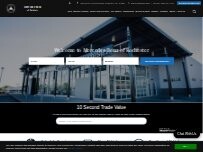 Website Screenshot Mercedes-Benz of Rochester