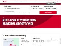 Website Screenshot Avis Car Rental