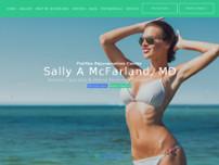 Fairfax Rejuvenation Center : Sally McFarland, MD website screenshot