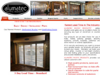 Alumatec Pacific Products website screenshot