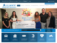 Alliance Financial & Insurance website screenshot