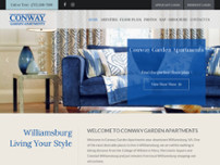 Conway Garden Apartments website screenshot