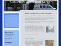 Suburban Glass and Screen website screenshot