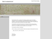 True Meridian Land Surveying website screenshot