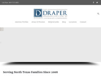 The Draper Law Firm, P.C. website screenshot
