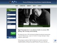 Website Screenshot High-Tech Industries