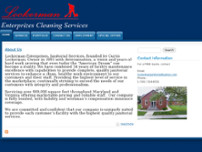 Janitorial Lockerman Enterprize website screenshot