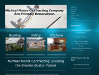 Michael Moore Contracting website screenshot