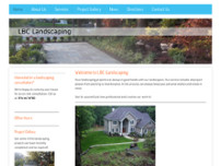 LBC Landscaping website screenshot