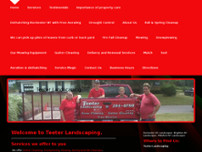 Teeter Landscaping website screenshot