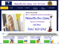 Screenshot for http://www.palmettoproclean.com/