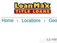 Website Screenshot LoanMax Title Loans