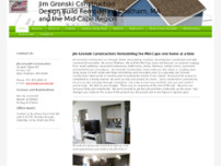 Jim Gronski Construction website screenshot