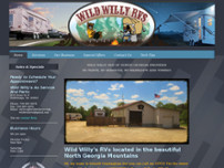 Wild Willy RV's as service parts website screenshot