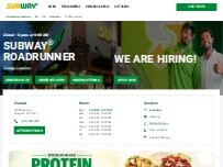 Website Screenshot Subway