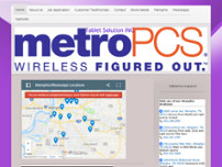 MetroPCS Authorized Dealer - Tablet Solution Inc website screenshot