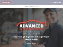 Website Screenshot Advanced Auto Service Center