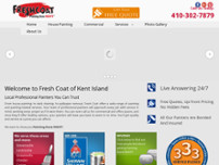 Screenshot for http://www.freshcoatkentisland.com