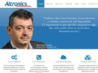 Altronics Communications website screenshot