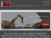 Screenshot for http://alliancedemolition.net