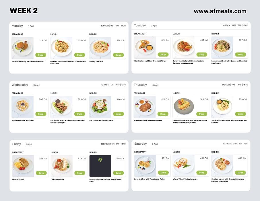 Images AthleticsFit Healthy Meal Prep Delivery Service