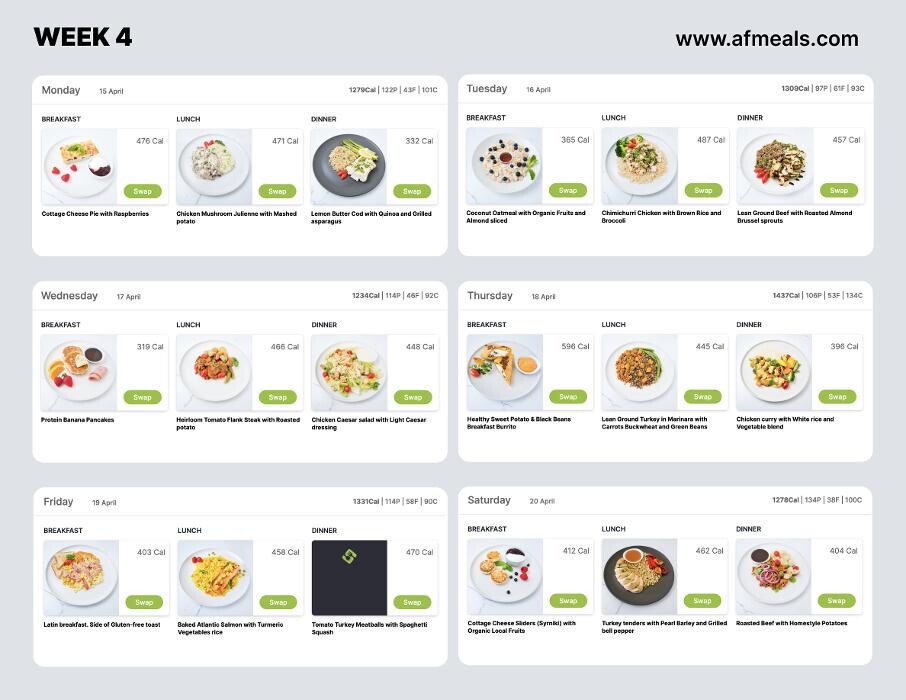 Images AthleticsFit Healthy Meal Prep Delivery Service