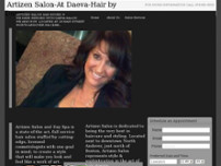 Artizen Salon Hair By Dawn website screenshot