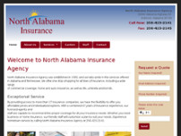 North Alabama Insurance Agency website screenshot