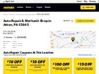 Website Screenshot Meineke Car Care Center
