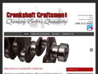 Crankshaft Craftsmen website screenshot