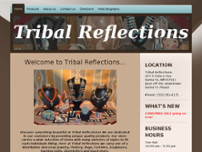 Tribal Reflections website screenshot