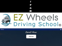 E-Z Wheels Driving School website screenshot