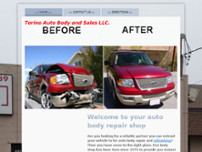 Torino Auto Body and Sales LLC. website screenshot