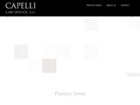 Capelli Law Offices, S.C. website screenshot