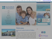 Screenshot for http://www.declerckfamilydental.com