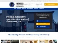 Website Screenshot Premier Automotive Specialists