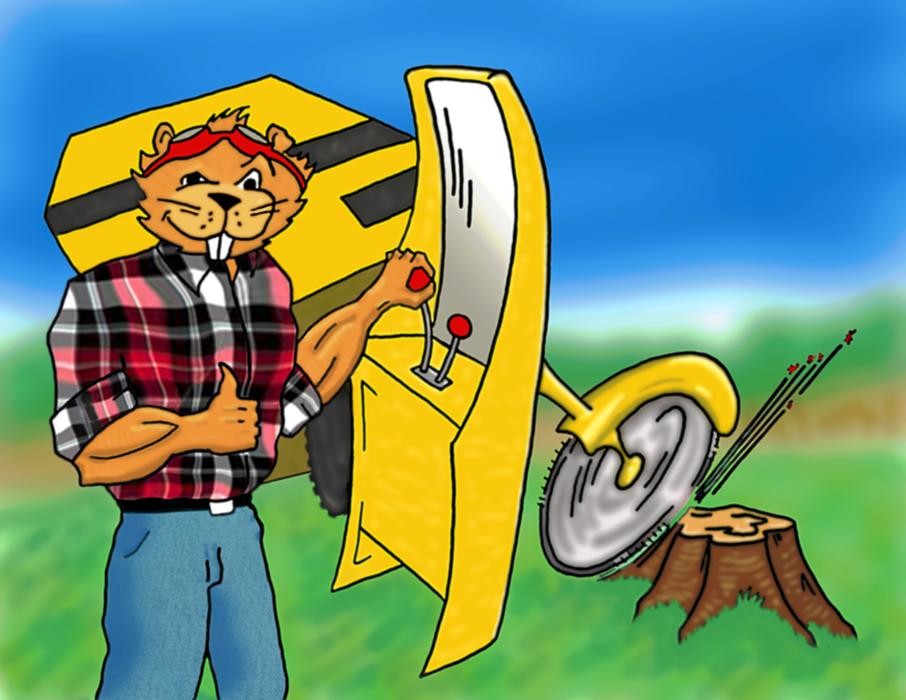 Dump That Stump LLC. Logo