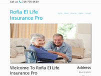 Rofia El Life Insurance Pro website screenshot